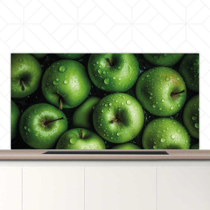 Spatscherm - Groene appels