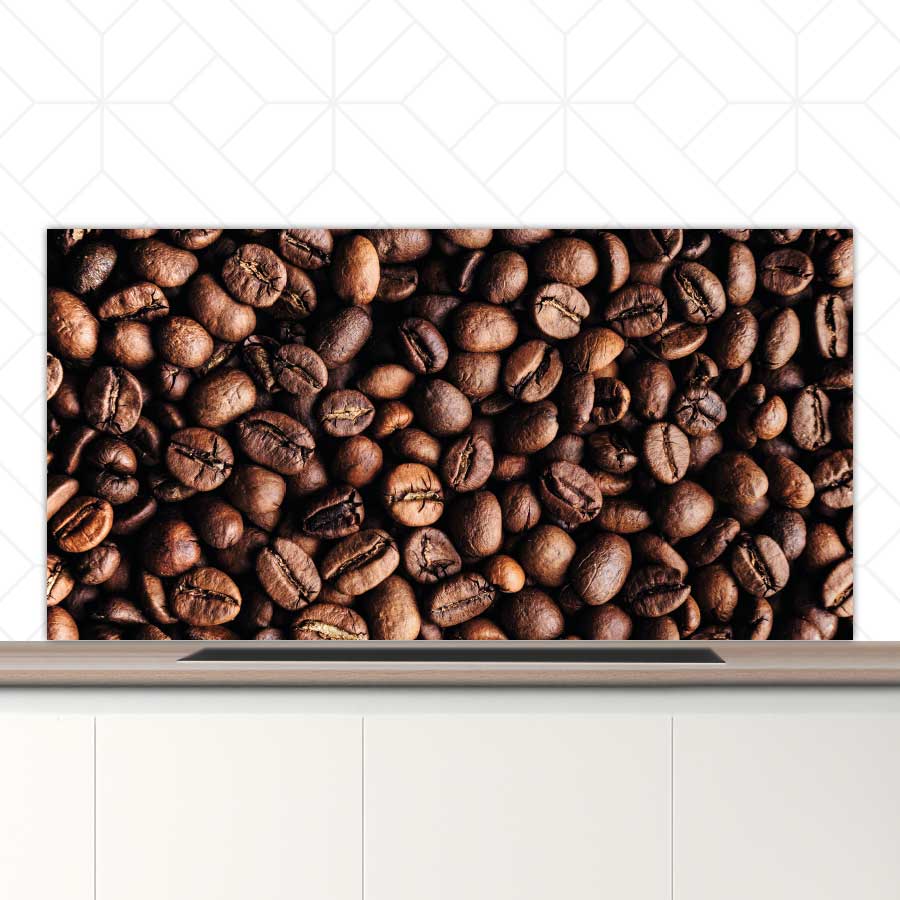 Spatscherm - Koffiebonen