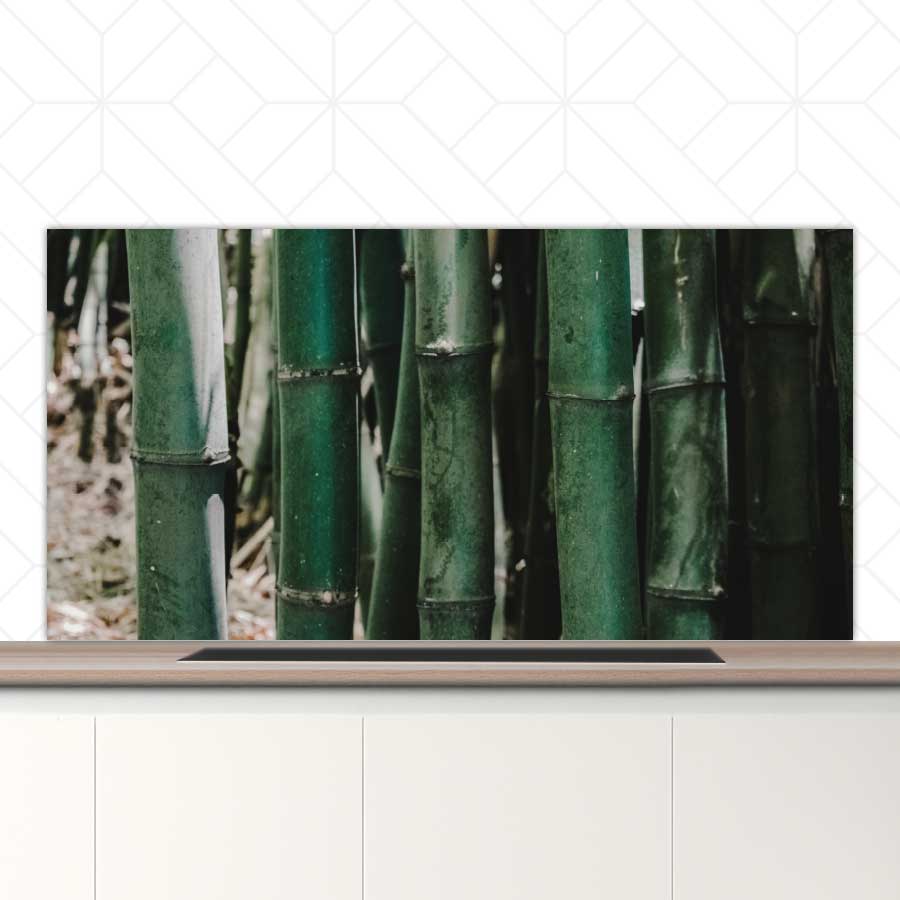 Spatscherm - Groene Bamboe