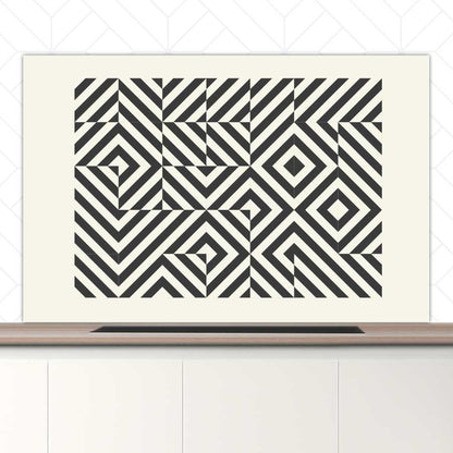 Spatscherm - Bauhaus vierkanten