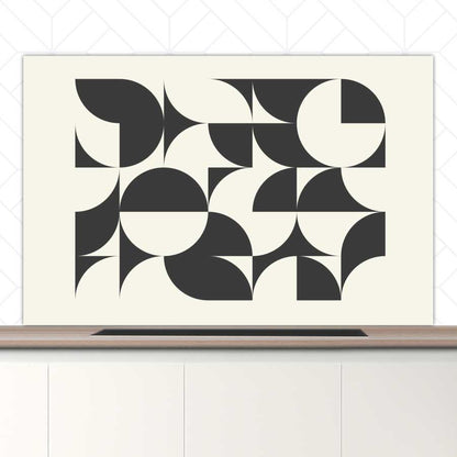 Spatscherm - Bauhaus cirkels