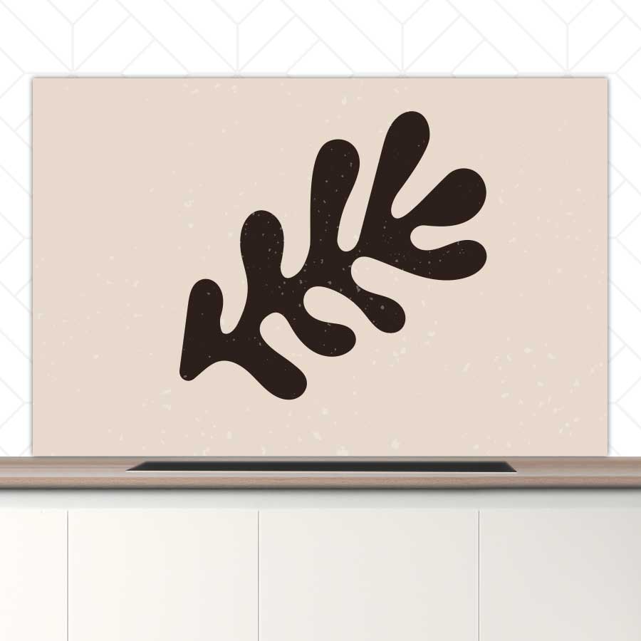 Spatscherm - Artistiek blad