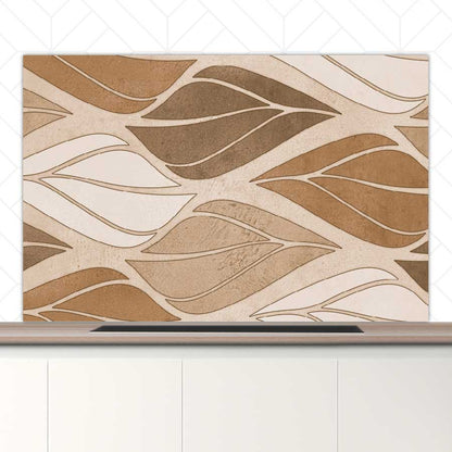 Spatscherm - Golvende bladeren