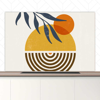 Spatscherm - Boho zonsondergang