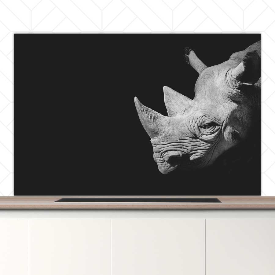 Spatscherm - Neushoorn