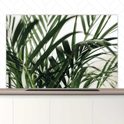 Spatscherm - Palm bladeren