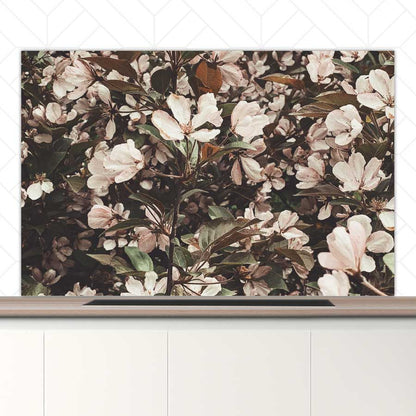 Spatscherm - Lente bloemen