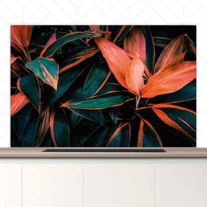 Spatscherm - Tropische bloem