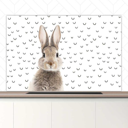 Spatscherm - Funny konijn fugler