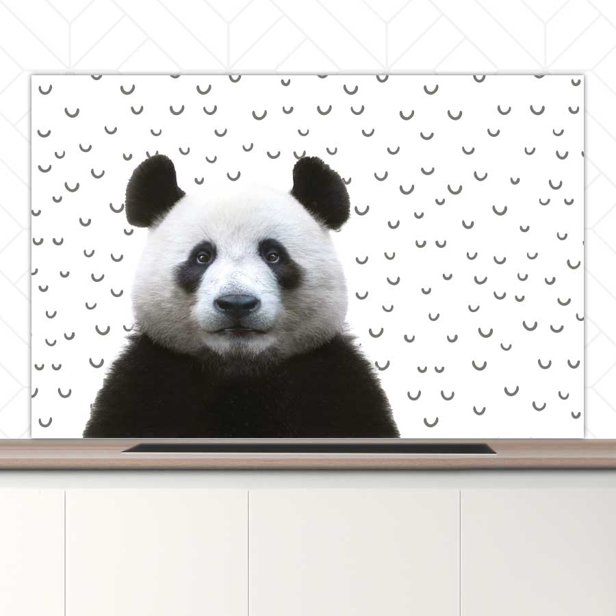 Spatscherm - Funny panda fugler