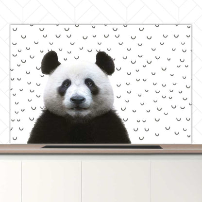 Spatscherm - Funny panda fugler