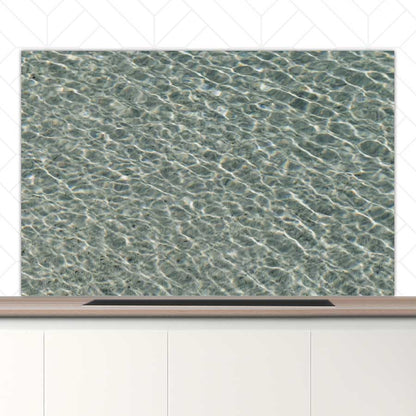 Spatscherm - Helderblauwe zee