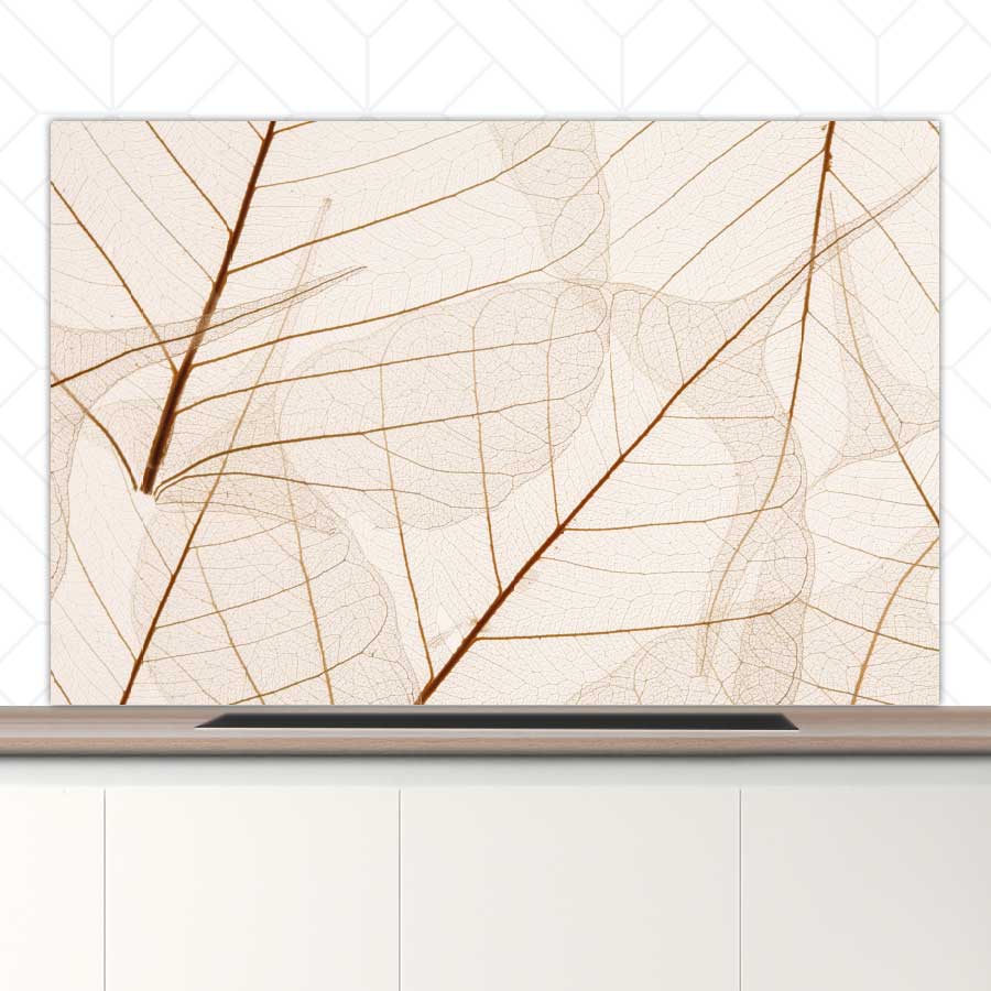 Spatscherm - Close-up van bladeren