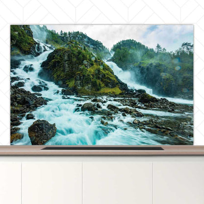 Spatscherm - Noordse waterval