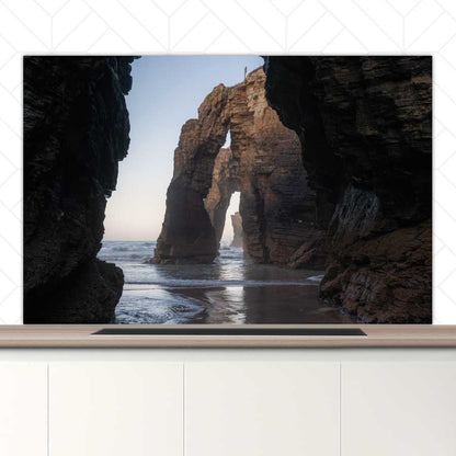 Spatscherm - Natuurlijke bogen