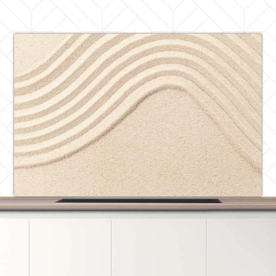 Spatscherm - Zandgolven