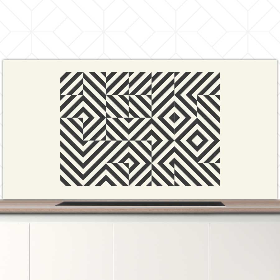 Spatscherm - Bauhaus vierkanten