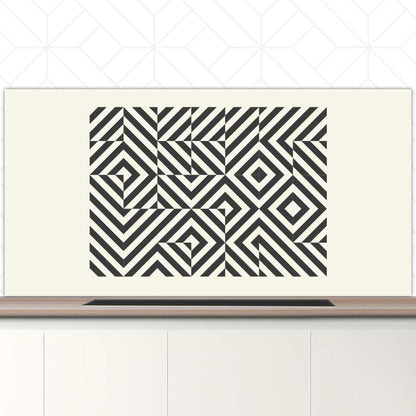 Spatscherm - Bauhaus vierkanten