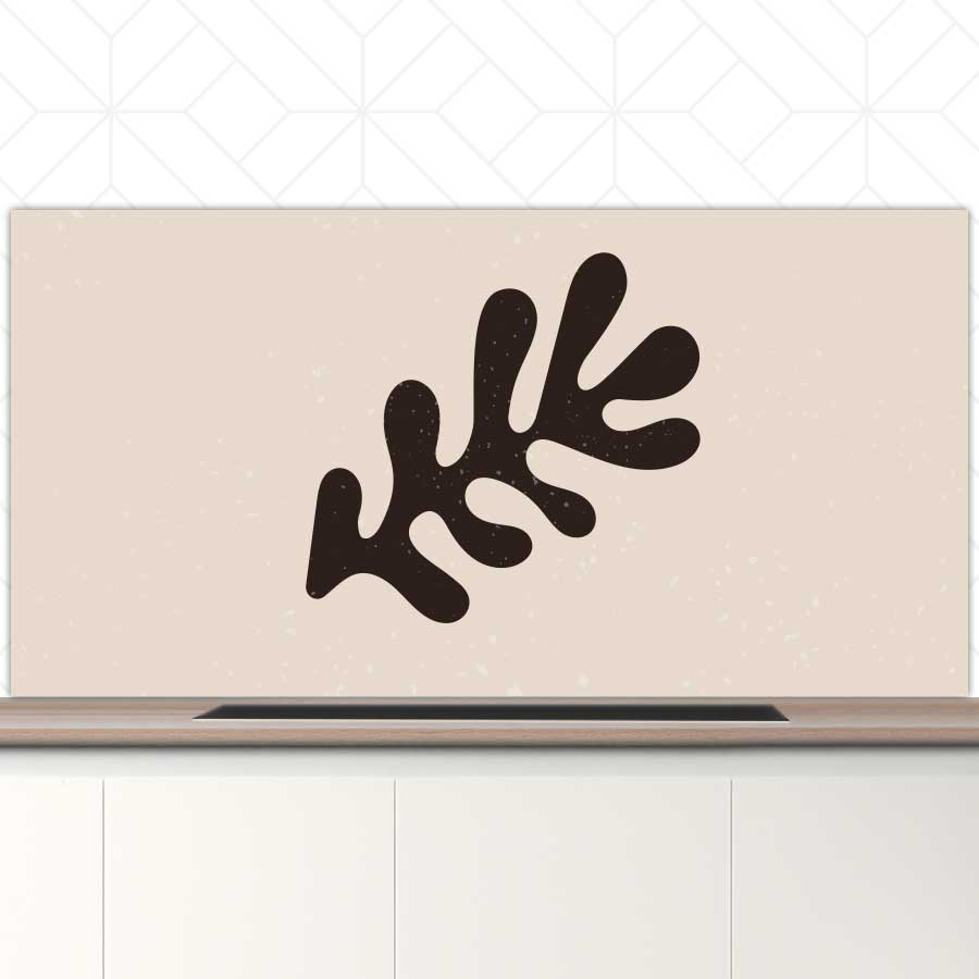 Spatscherm - Artistiek blad