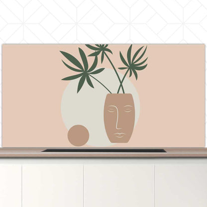 Spatscherm - Plant in vaas