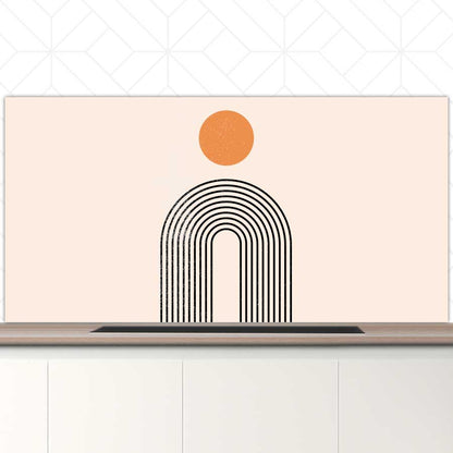 Spatscherm - Boho Regenboog