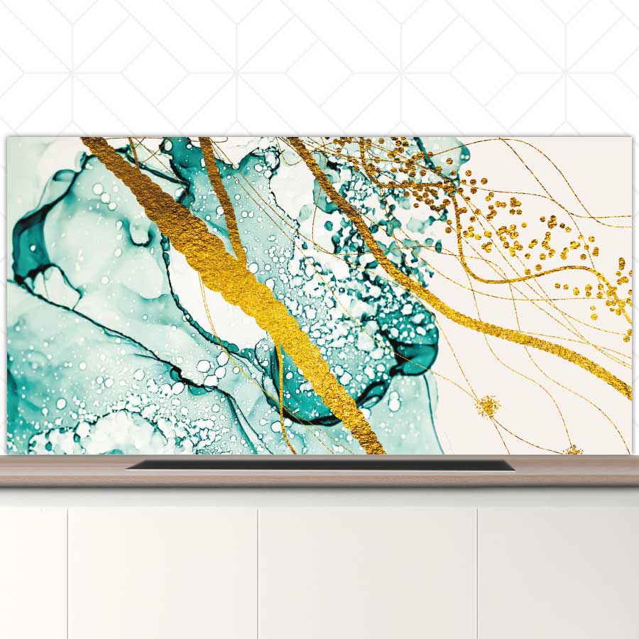 Spatscherm - Abstracte lucht