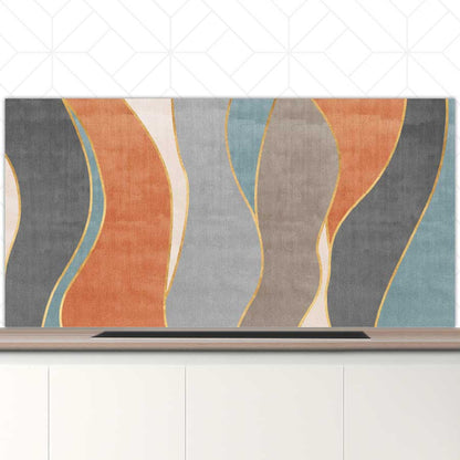 Spatscherm - Abstracte golven