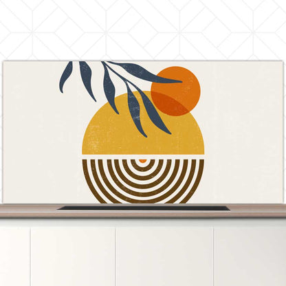 Spatscherm - Boho zonsondergang