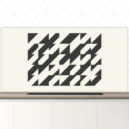 Spatscherm - Bauhaus driehoeken