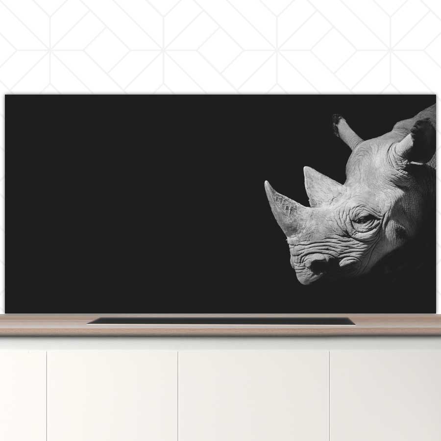 Spatscherm - Neushoorn