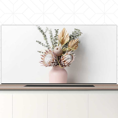 Spatscherm - Gedroogde bloemen