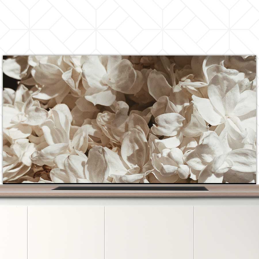 Spatscherm - Witte lila