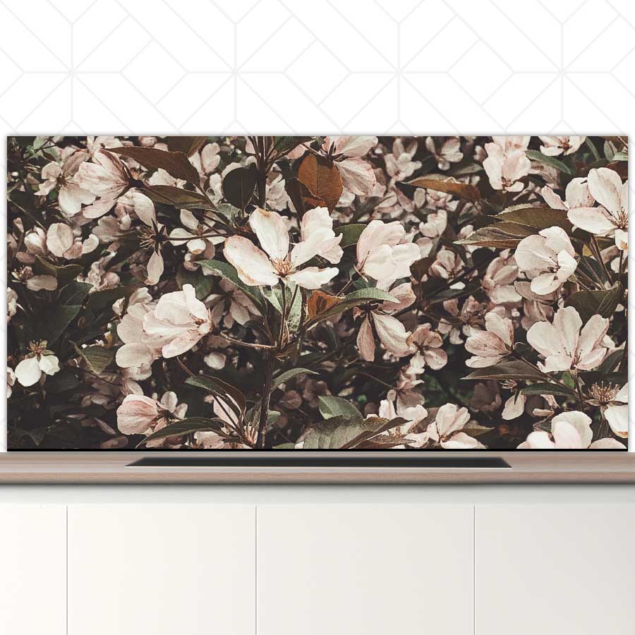 Spatscherm - Lente bloemen