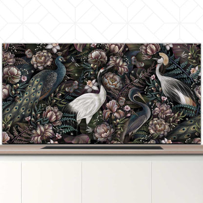 Spatscherm - Tropische vogels