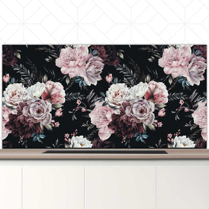 Spatscherm - Floral roze