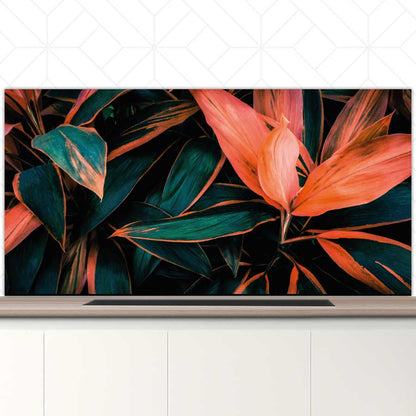 Spatscherm - Tropische bloem