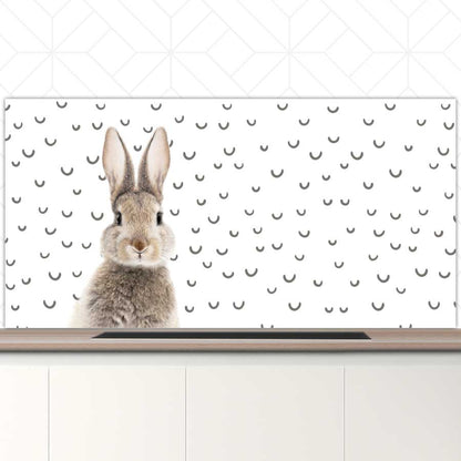 Spatscherm - Funny konijn fugler