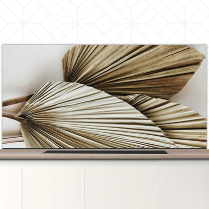 Spatscherm - Gedroogde palmbladeren