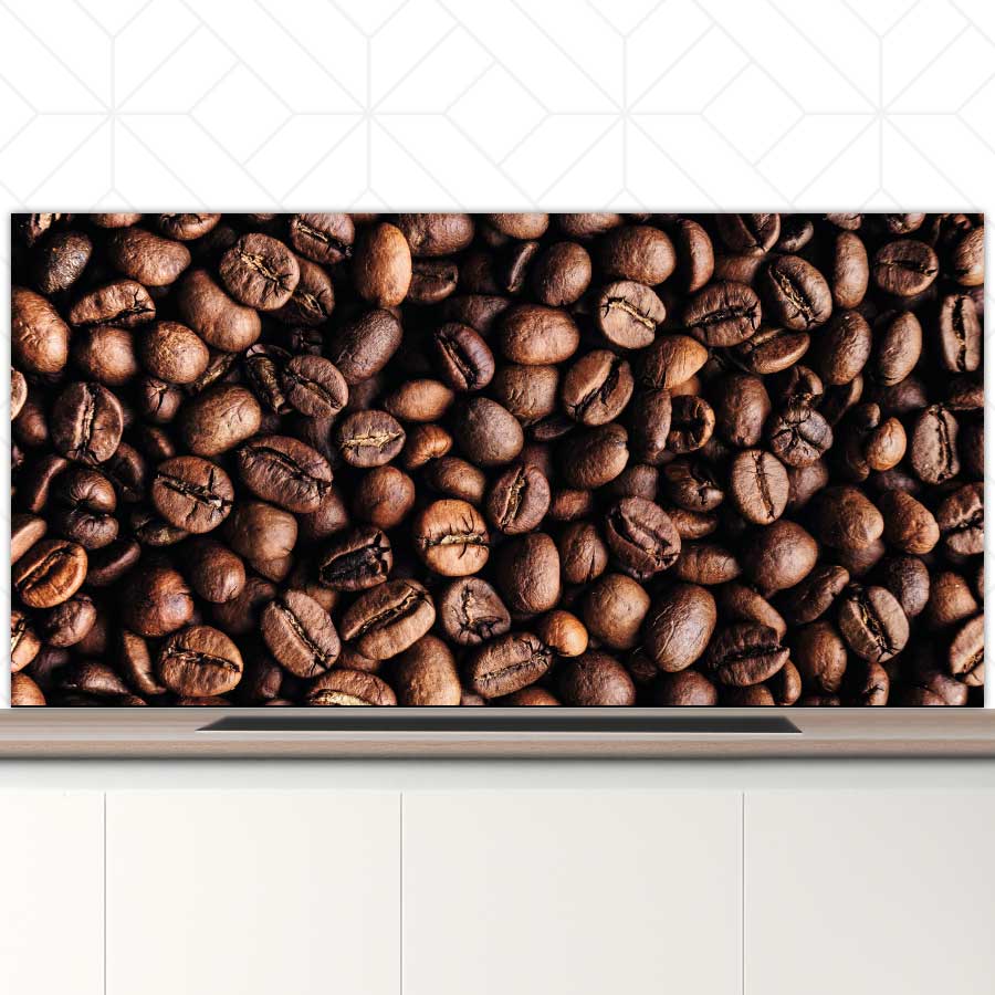 Spatscherm - Koffiebonen