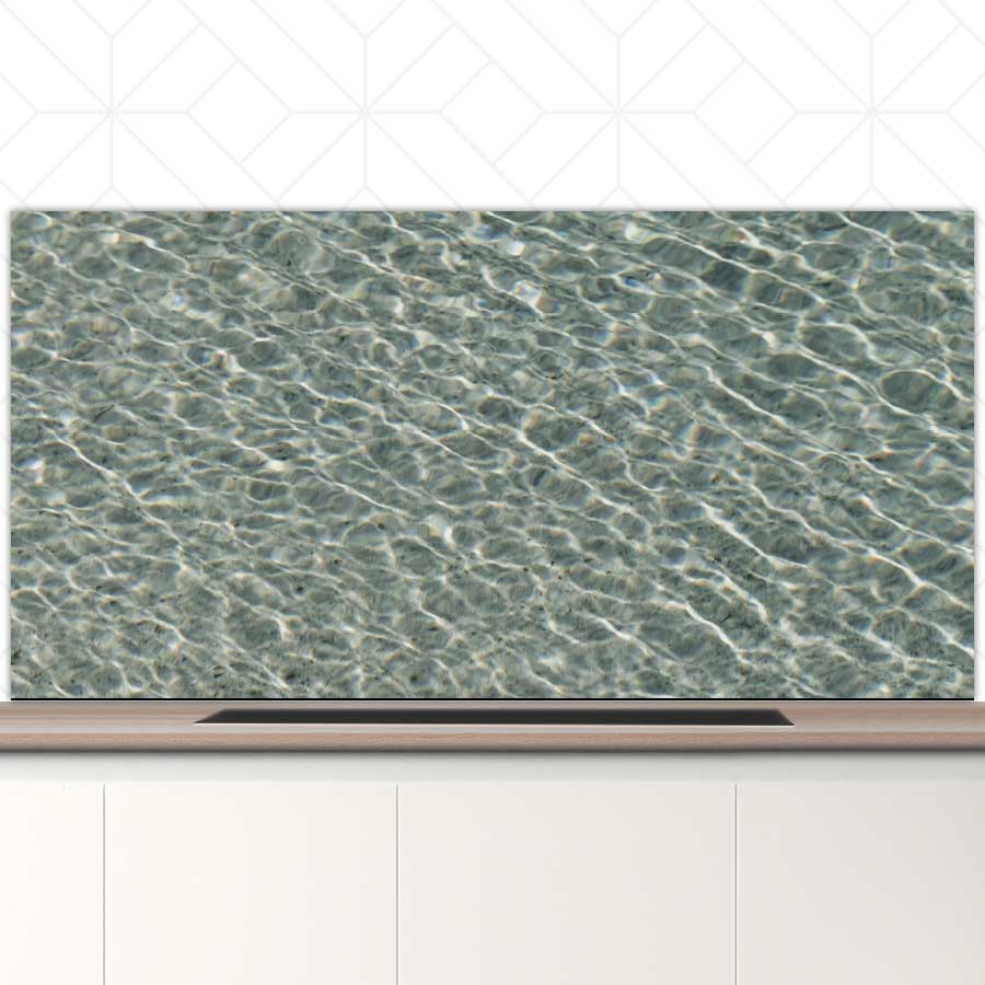 Spatscherm - Helderblauwe zee