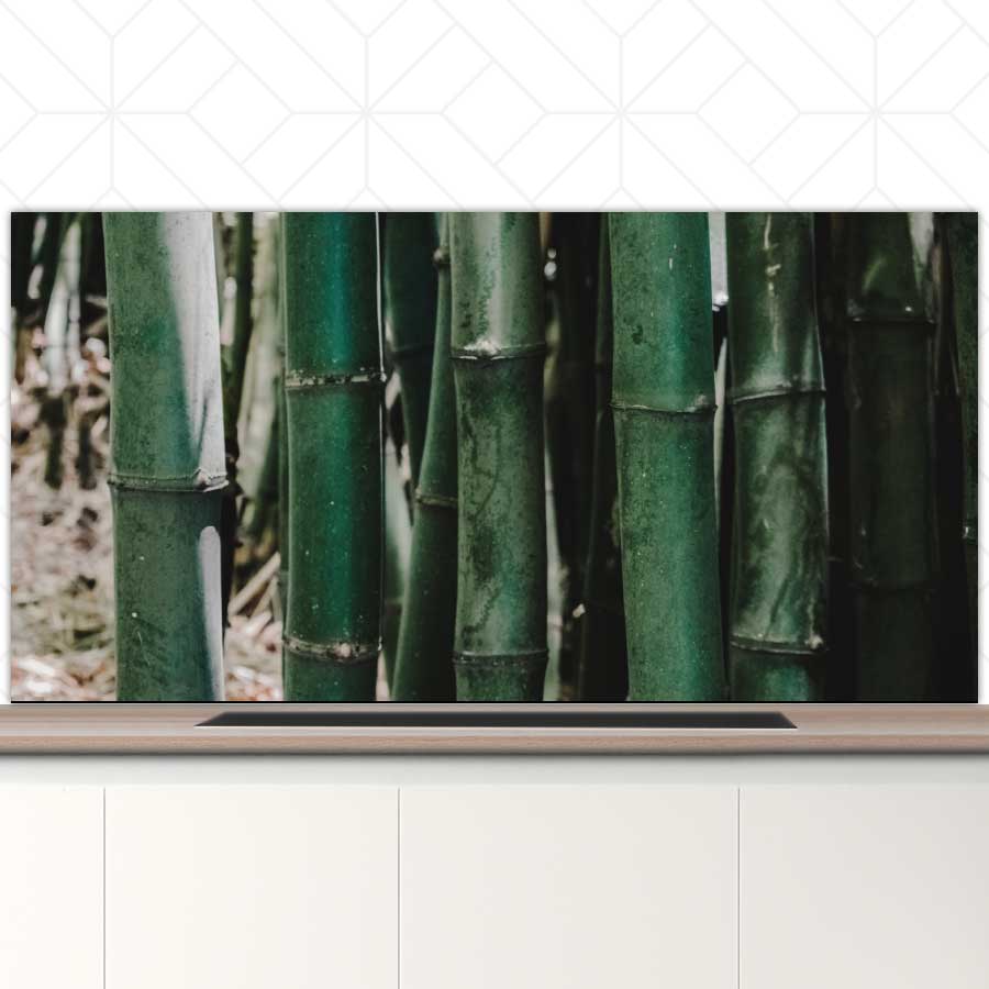 Spatscherm - Groene Bamboe
