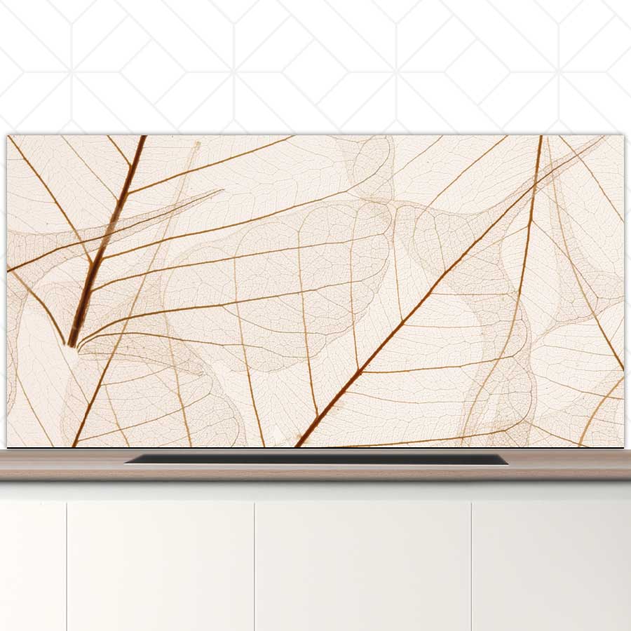 Spatscherm - Close-up van bladeren