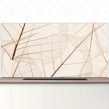 Spatscherm - Close-up van bladeren