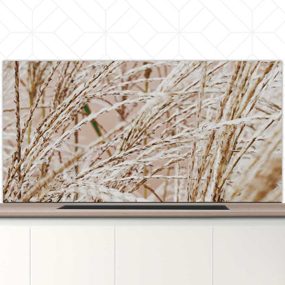 Spatscherm - Droge rietstengels