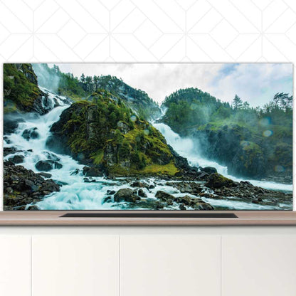 Spatscherm - Noordse waterval