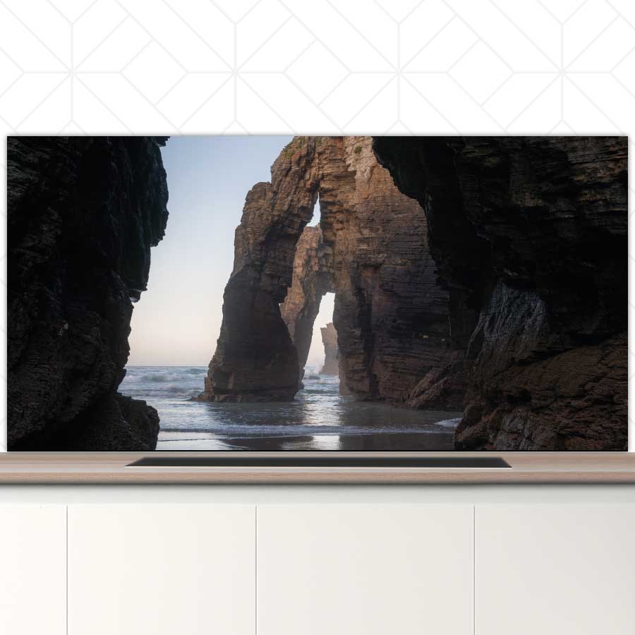 Spatscherm - Natuurlijke bogen