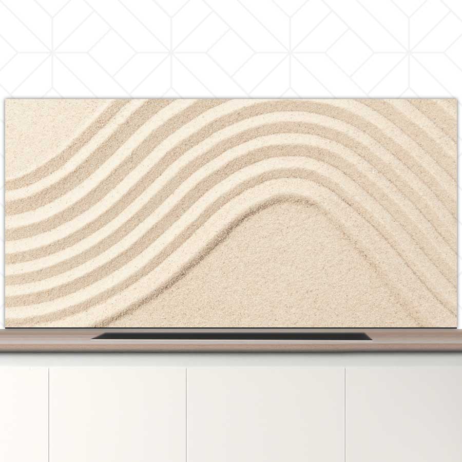 Spatscherm - Zandgolven