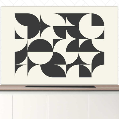 Spatscherm - Bauhaus cirkels