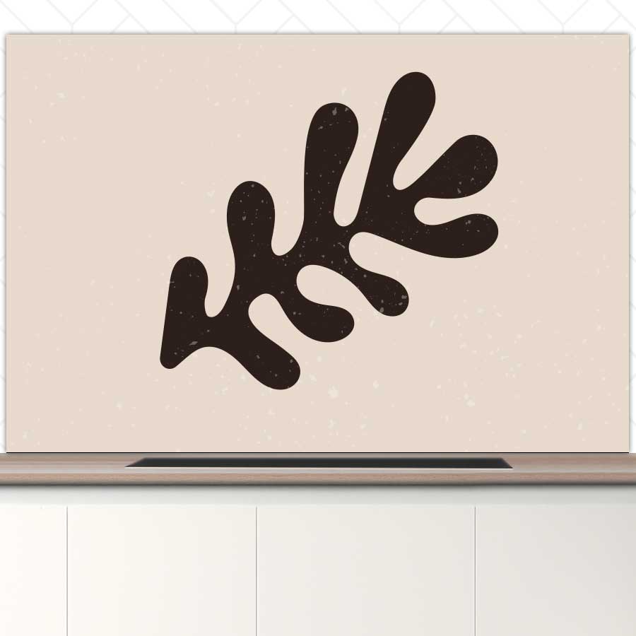 Spatscherm - Artistiek blad