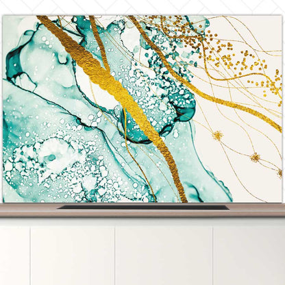 Spatscherm - Abstracte lucht